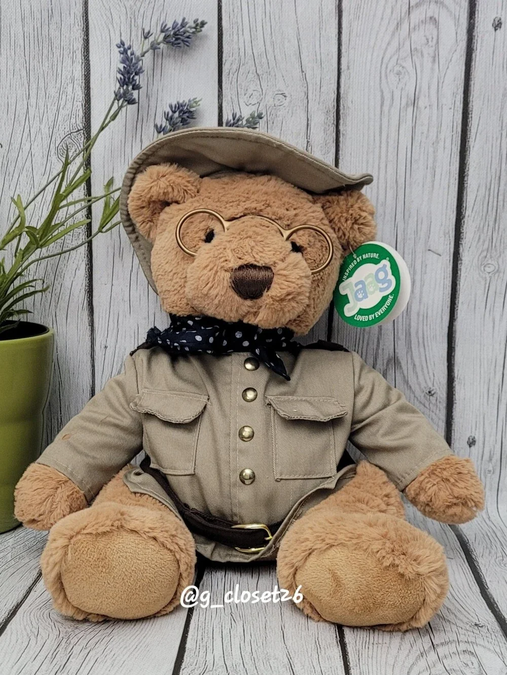 JAAG Collector's Choice Adventure Bear Plush Toy